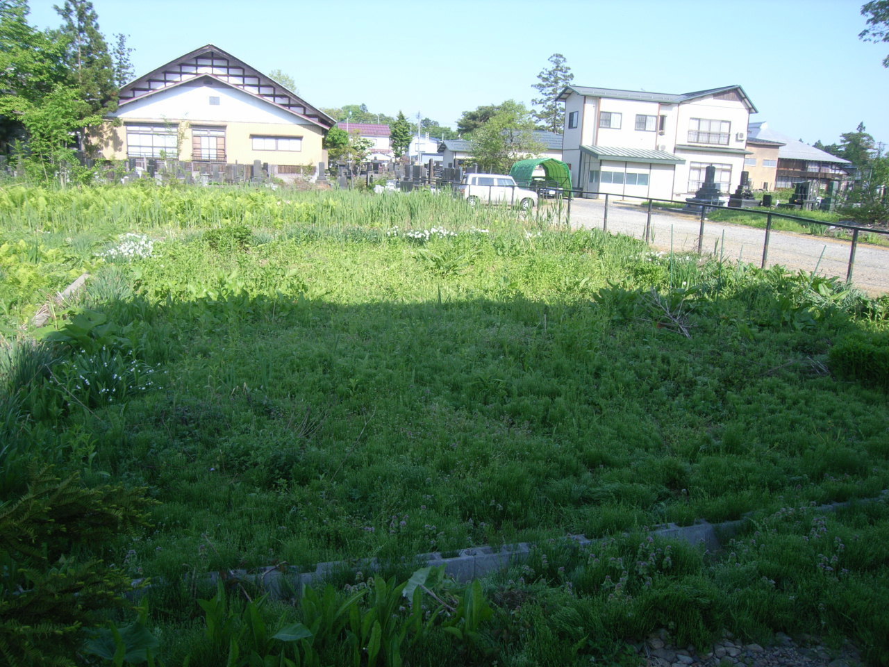 庭工事着工前　拡大できます