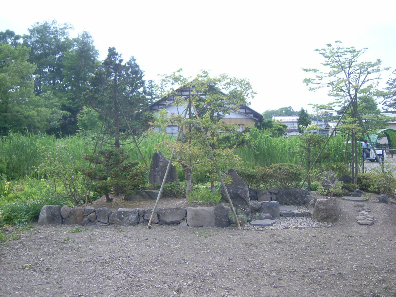庭新設工事　施工完了　拡大できます